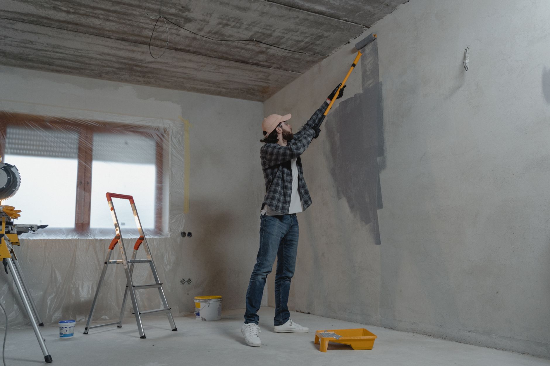 Peintre en Bâtiment équipe à Saint-Étienne